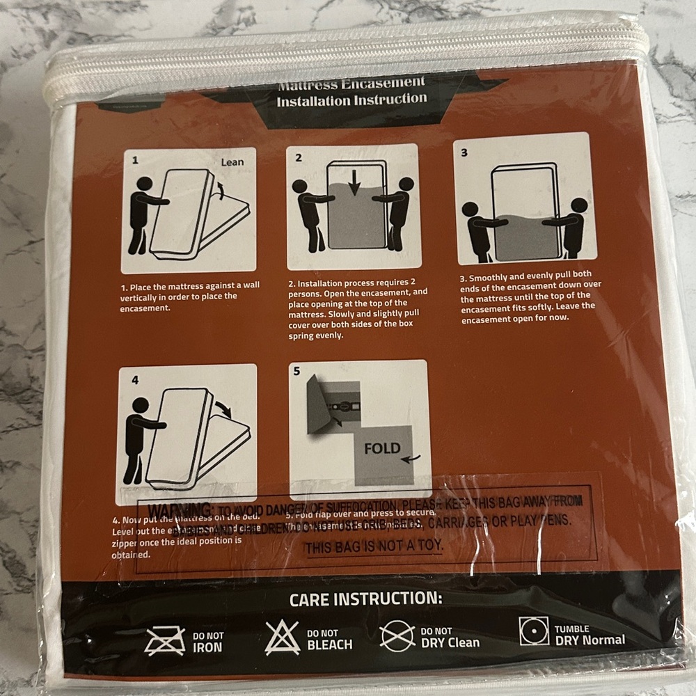 Utopia Bedding Mattress Protector Box Spring Encasement Zippered Size Twin XL - Picture 8 of 8